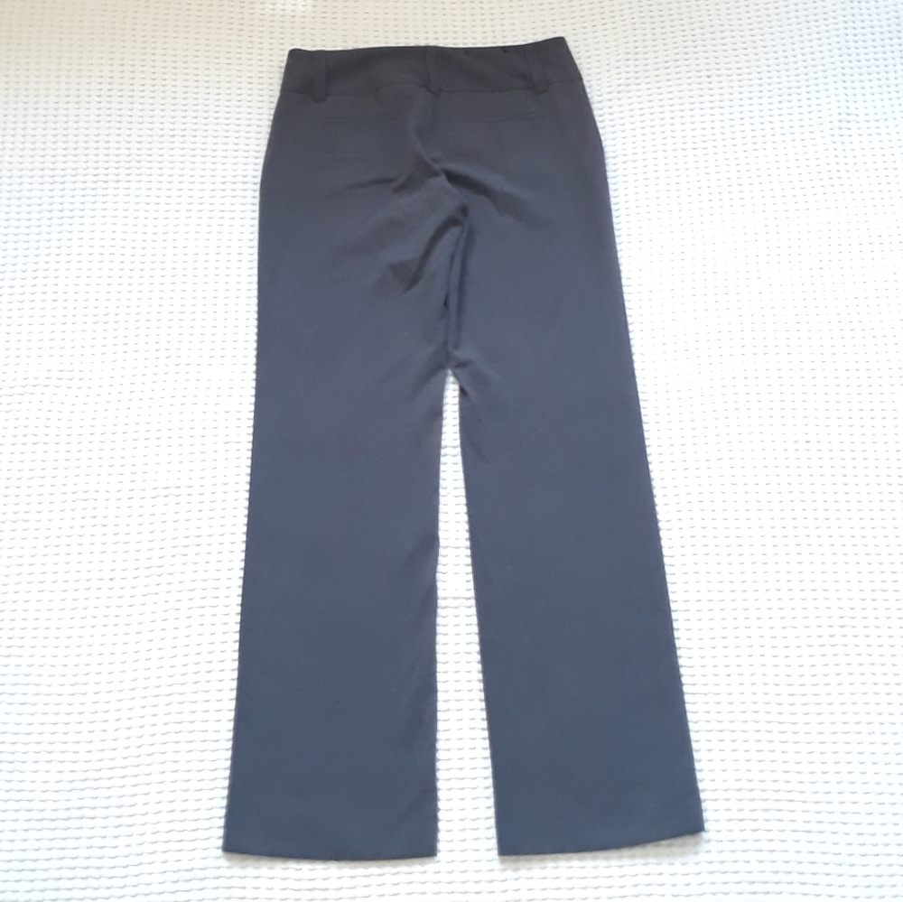 Daisy Fuentes Wide Leg Dress Pants - Size 4 Classic Charcoal Gray Pants - Picture 8 of 9